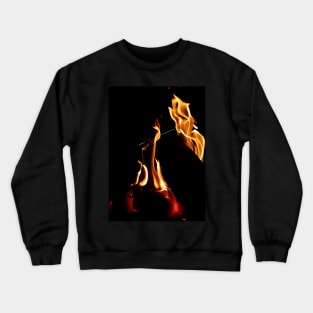 Fire poetry (pareidolia) Crewneck Sweatshirt